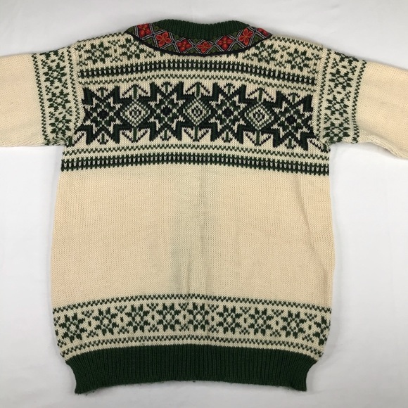 Vintage Dale Of Norway Unisex Wool Cardigan Sweater Sz 40 (Small) - Picture 4 of 13